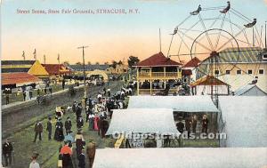 Street Scene, State Fair Grounds Syracuse, NY, USA Unused 