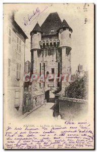 Old Postcard Nevers La Porte du Croux