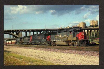 KS Southern Pacific Railroad Train KANSAS CITY Postcard