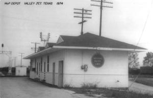Valley Jct Texas MoP Depot 1974 Exterior Real Photo Antique Postcard K22340