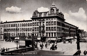 Postcard Empire House in Syracuse, New York