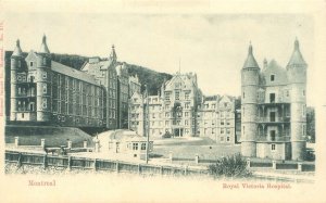 Montreal Canada Royal Victoria Hospital White Border Postcard