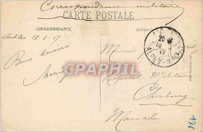 'Old Postcard Cap d''Antibes Cape Point and Villa Mauresque'