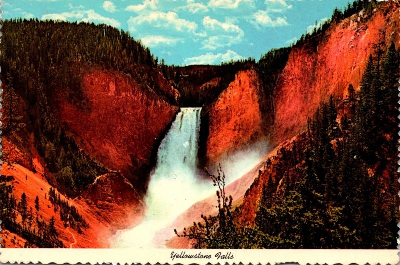 Wyoming Yellowstone Grand Canyon and Lower Falls