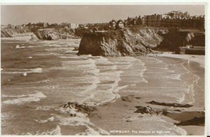 Cornwall Postcard - The Beaches at High Tide - Newquay - Ref TZ6659