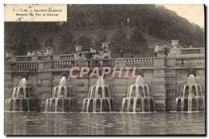 Postcard Old Saint Cloud Bassin Du Fer a Cheval