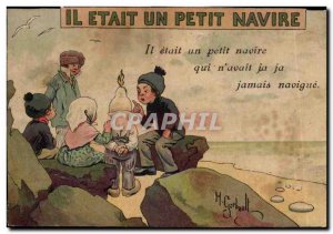 Chromo Ricqles It was a small ship Children Gerbault