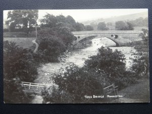 Durham - Middleton TEES BRIDGE showing FOOT BRIDGE - Old RP Postcard by Sinclair