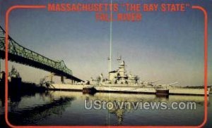 USS Mass. BB - Fall River, Massachusetts MA
