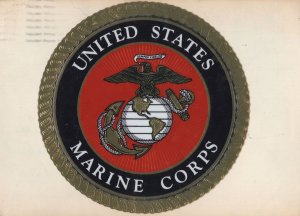 United States Marine Corps Fixed Car Sticker Arlington HQ Postcard