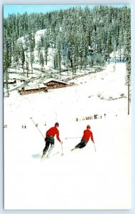 YOSEMITE NATIONAL PARK, CA California ~ BADGER PASS SKI AREA  c1950s Postcard