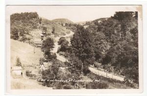 US Highway 40 near Cumberland Maryland RPPC Real Photo 1950c postcard