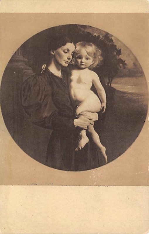 Mother and Child, George De Forest Brush Boston, MA, USA Art Artist Unused 