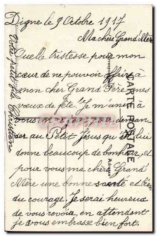 Postcard Old Place Gassendi Digne