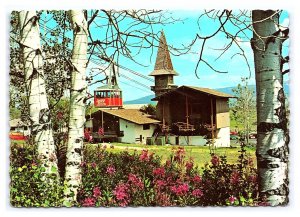 Teton Village Mountain Alpine Resort Jackson Hole WY Continental View Postcard