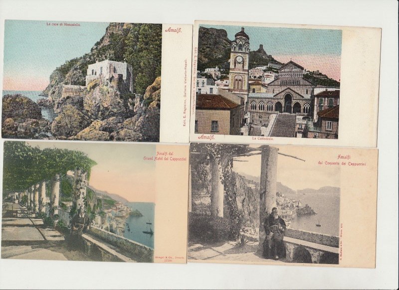 AMALFI ITALY 15 Vintage Postcards mostly pre-1920 (L5609)