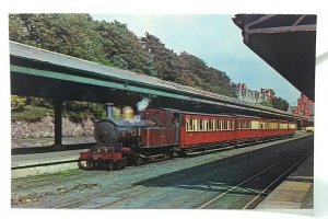 Pair of Isle of Man Railway Vintage Postcards With Commemorative Stamps 1991