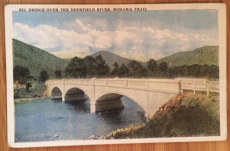 Big Bridge Over the Deerfield River, Mohawk Trail, Mass. Unposted 