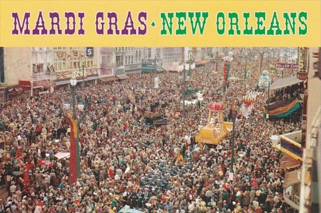 Louisiana New Orleans Mardi Gras Day