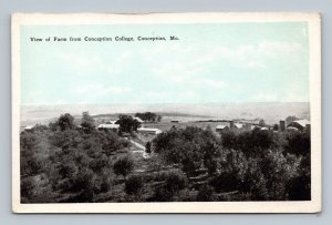 View From Conception College Conception Missouri MO UNP WB Postcard N13