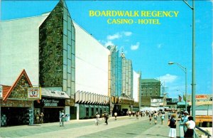 Atlantic City, NJ New Jersey  BOARDWALK REGENCY CASINO HOTEL  ca1970's Postcard