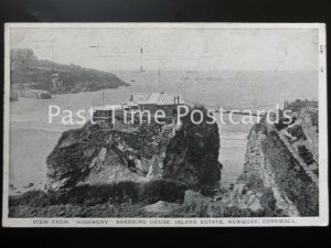 c1913 - View from 'HIGHBURY' Boarding House, Island Estate, NEWQUAY, CORNWALL