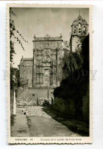 401357 SPAIN PONTEVEDRA Santa Maria church Vintage photo PC