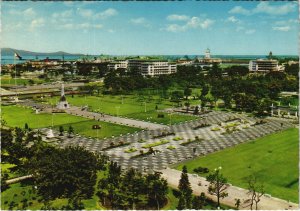 PC PHILIPPINES, AERIAL VIEW OF THE RIZAL PARK, Modern Postcard (B40312)