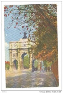 Am Siegestor, Munchen, Bavaria, Germany, 40-60s