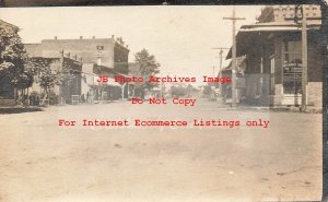OR, Oakland, Oregon, RPPC, Street Scene, Business Section, Photo