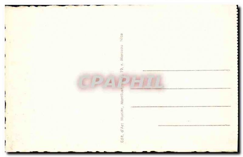 Postcard Old Cap Martin General view