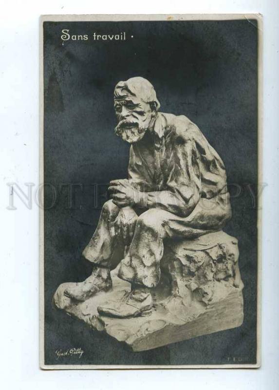 202986 Unemployed Old Man by PILLIG Vintage postcard