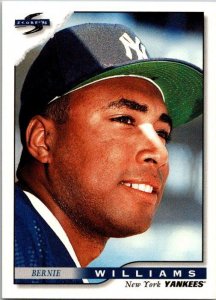 1996 Score Baseball Card Bernie Williams New York Yankees sk20740