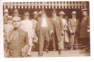 Real Photo, President Taft, Rochester, New York August 23, 1911, Used 1913