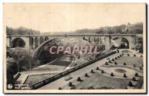 Old Postcard Luxembourg Adolphe Bridge