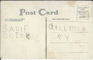 BA-451 Literature, Two Girls Destroying Books, 1907-1915 Golden Age Postcard