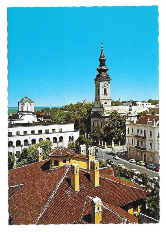 Serbia Belgrade Cathedral Orthodox Patriarchate Postcard 4X6