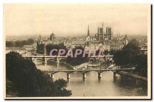 Old Postcard Paris while strolling La Cite Notre Dame