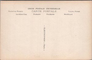 RPPC Postcard Place de L'Etoile L'Arc de Triomphe Paris France