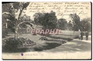 Old Postcard Angers The Garden Of Plants
