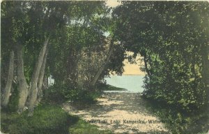 Hagman Lake Kampeska Waterfront 1907 Watertown South Dakota Postcard 20-9655