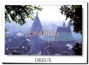 Modern Postcard Dreux Eure et Loire Panorama city