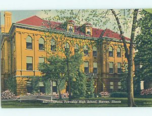 Pre-Chrome HIGH SCHOOL SCENE Harvey Illinois IL AG6495