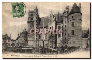 Old Postcard Bourges southern fa?ade of Jacques Coeur Palace