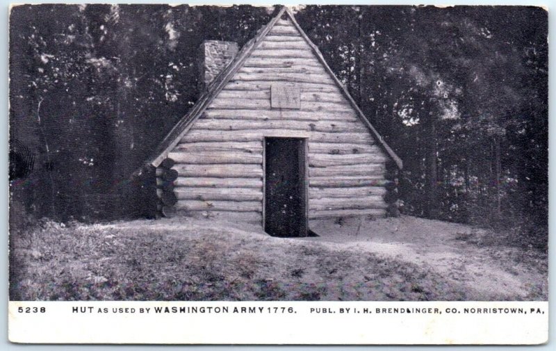 M-109643 Hut as used by Washington Army 1776