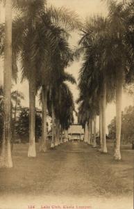 malay malaysia, KUALA LUMPUR, Lake Club (1910s) Postcard