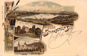 ab9410 - Ansichtskarten  POSTCARD - GERMANY - Gruss aus Starnberger See 1898
