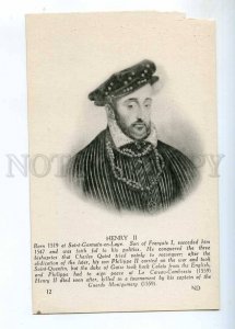 234236 HENRY II King of France Vintage postcard