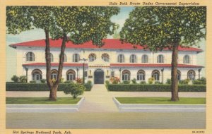 HOT SPRINGS National Park, Arkansas, 1930-40s; Hale Bath House