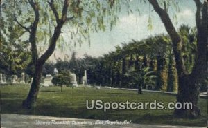 Rosedale Cemetery - Los Angeles, CA